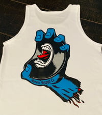 Image 1 of SCREAMING 45’ •  WHT // TANK TOP