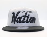 Image 1 of New Era Silver/Black camo snapback