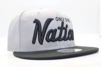 Image 4 of New Era Silver/Black camo snapback 