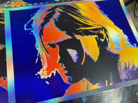 KURT COBAIN UNCUT VORTEX FOIL MONOPRINT 