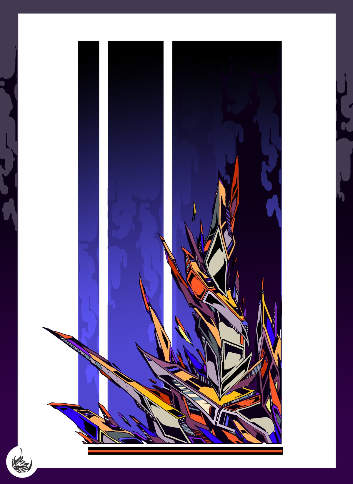 "Obelisk  Archival Giclee Print A2"