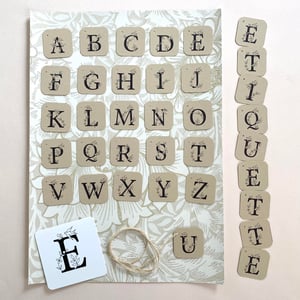 Image of INITIALES étiquettes