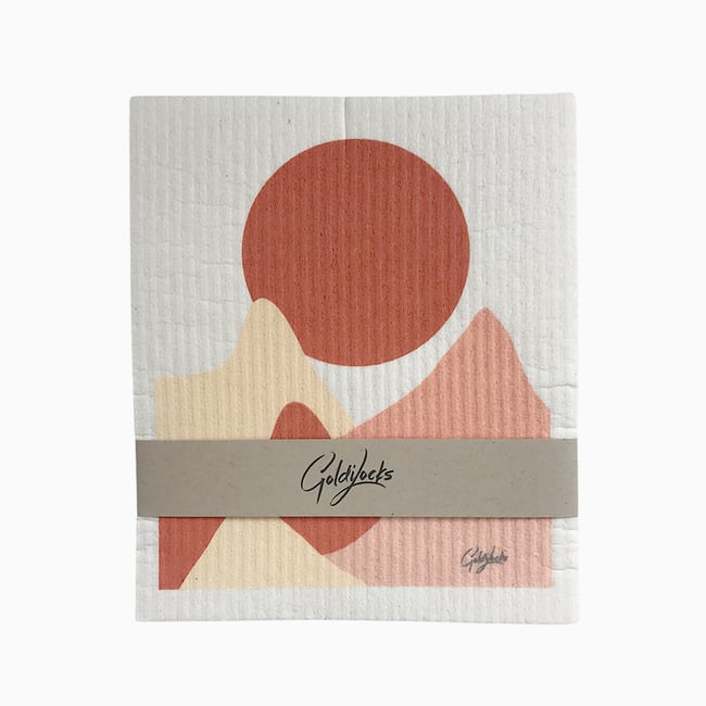 Swedish Dishcloth: Mountains