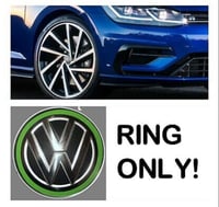 Image 1 of Vw Car 65mm Centre Cap Ring Decal Stickers