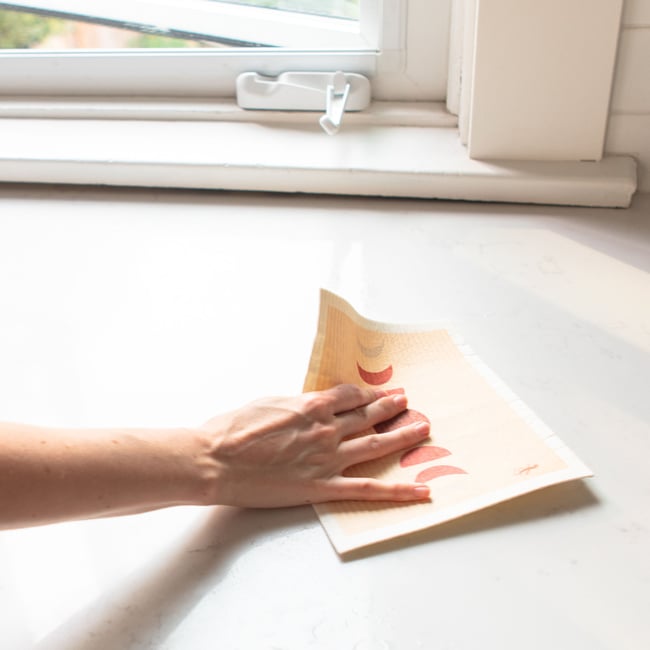 Swedish Dishcloth: Moon Cycle