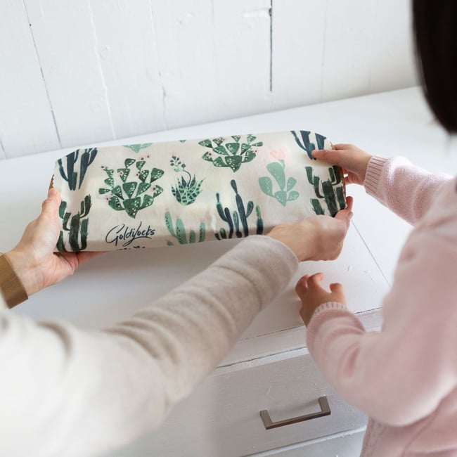 Beeswax Food Wraps: Cacti Set of 3