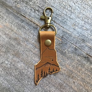 Maine Leather Key Fob
