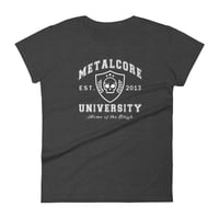 Image 2 of METALCORE UNIVERSITY - WOMEN'S LOOSE FIT TEE