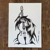 Reaper bass, Original (5x7)