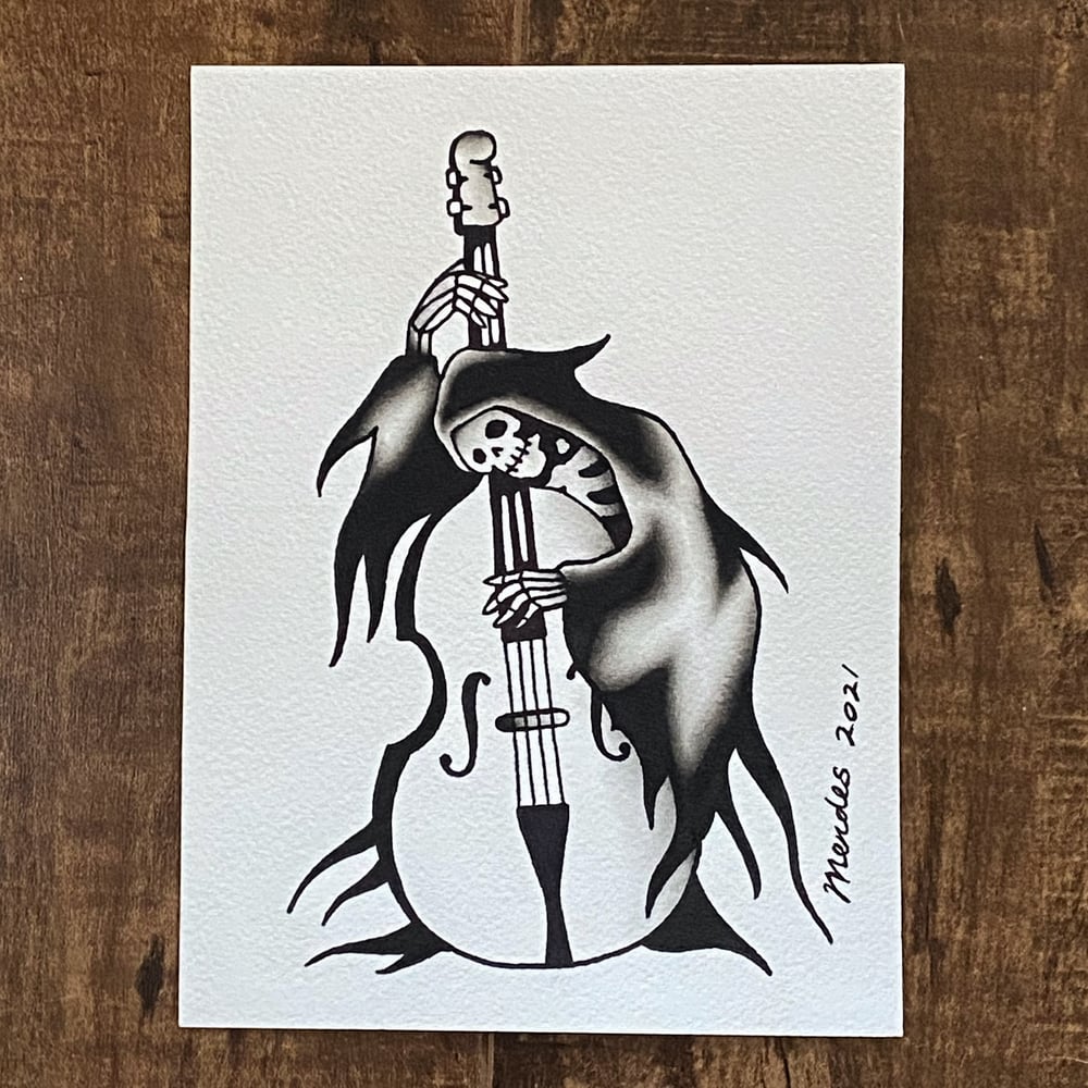 Reaper bass, Original (5x7)