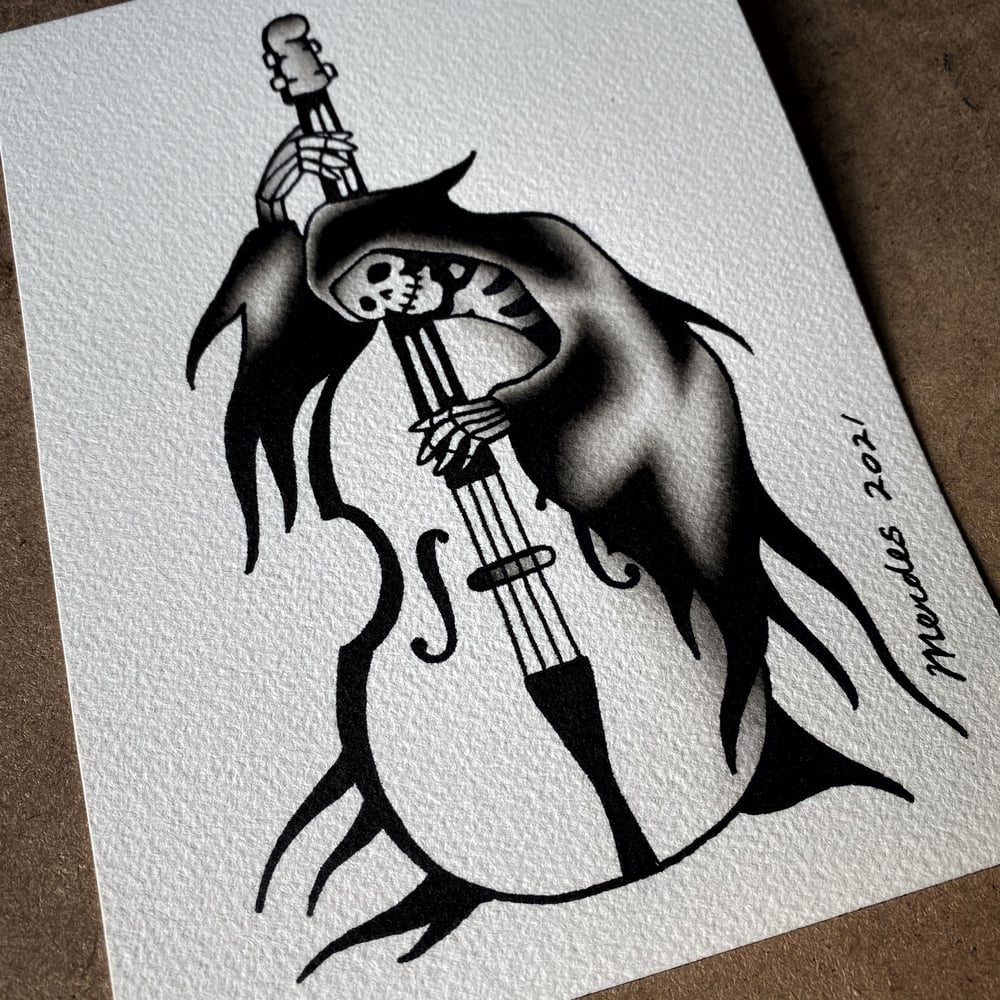 Reaper bass, Original (5x7)