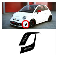 Image 1 of Abarth 500/595/695 Mk1 Front Enlarged Side Vent V2 Decals Sticker