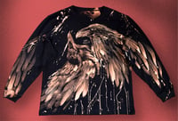 Image 1 of ‘THE LOVERS’ BLEACH PAINTED LONG SLEEVE T-SHIRT XL
