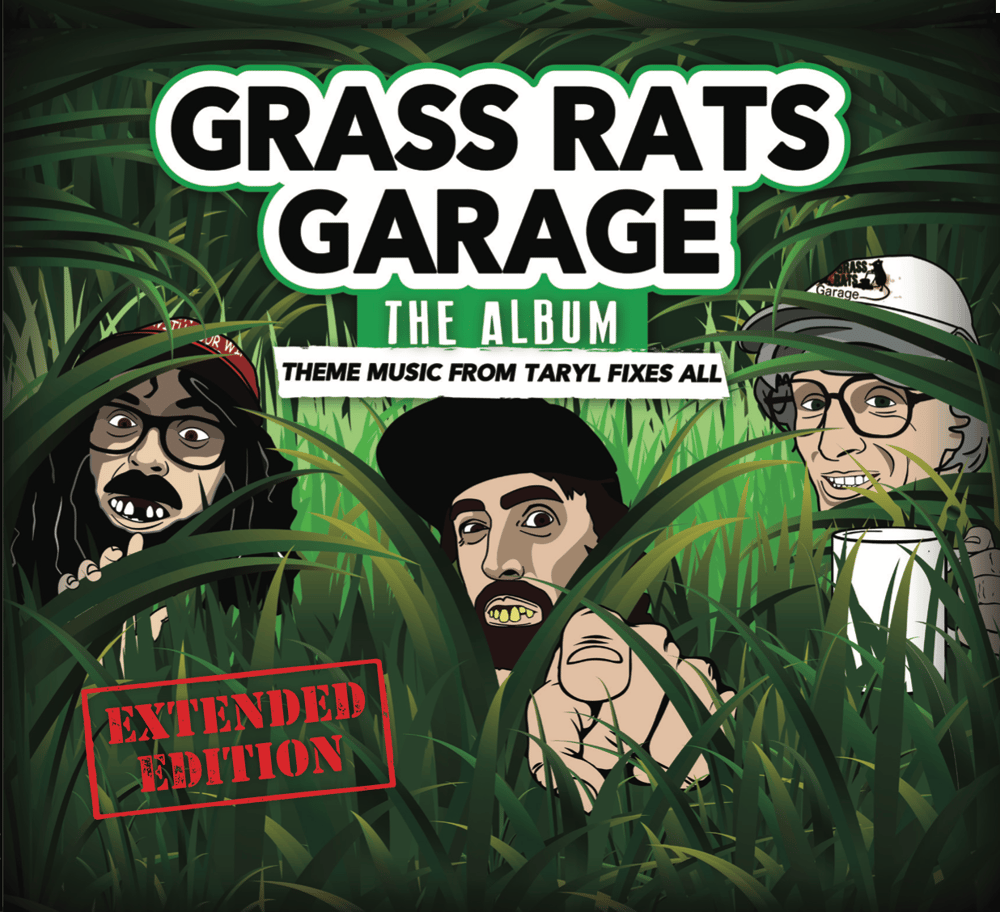 Theme Music on CD! Grass Rats Garage The Album EXTENDED - 45 Tracks! 