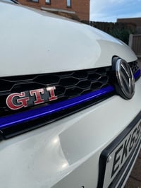 Image 4 of Mk7.5 Golf GTI R Front Grill Dechrome Strip Sticker Decal