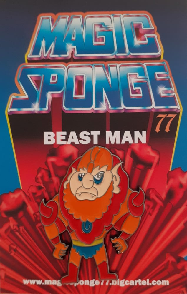 Image of Beast Man Pin.