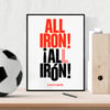 Lámina "ALL IRON / ALIRON" Poster