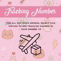 TRACKING NUMBER (except Spain)