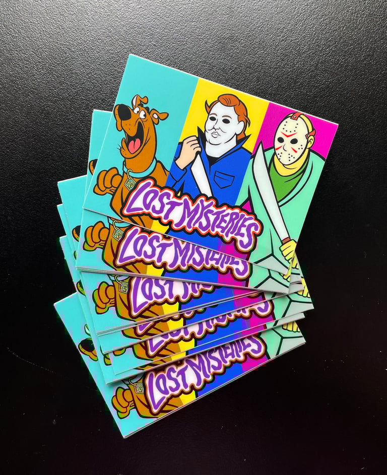 Lost Mysteries Triple Design 3" Sticker