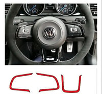 Image 1 of Vw Golf Mk7/Mk7.5 Golf Gti Gtd R GTE Sport Steering Wheel Trim Decals Any Colour