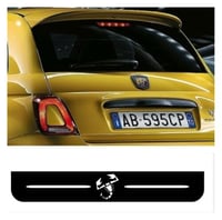 Image 3 of Abarth 500 Brake Light Sticker Overlay Decal 