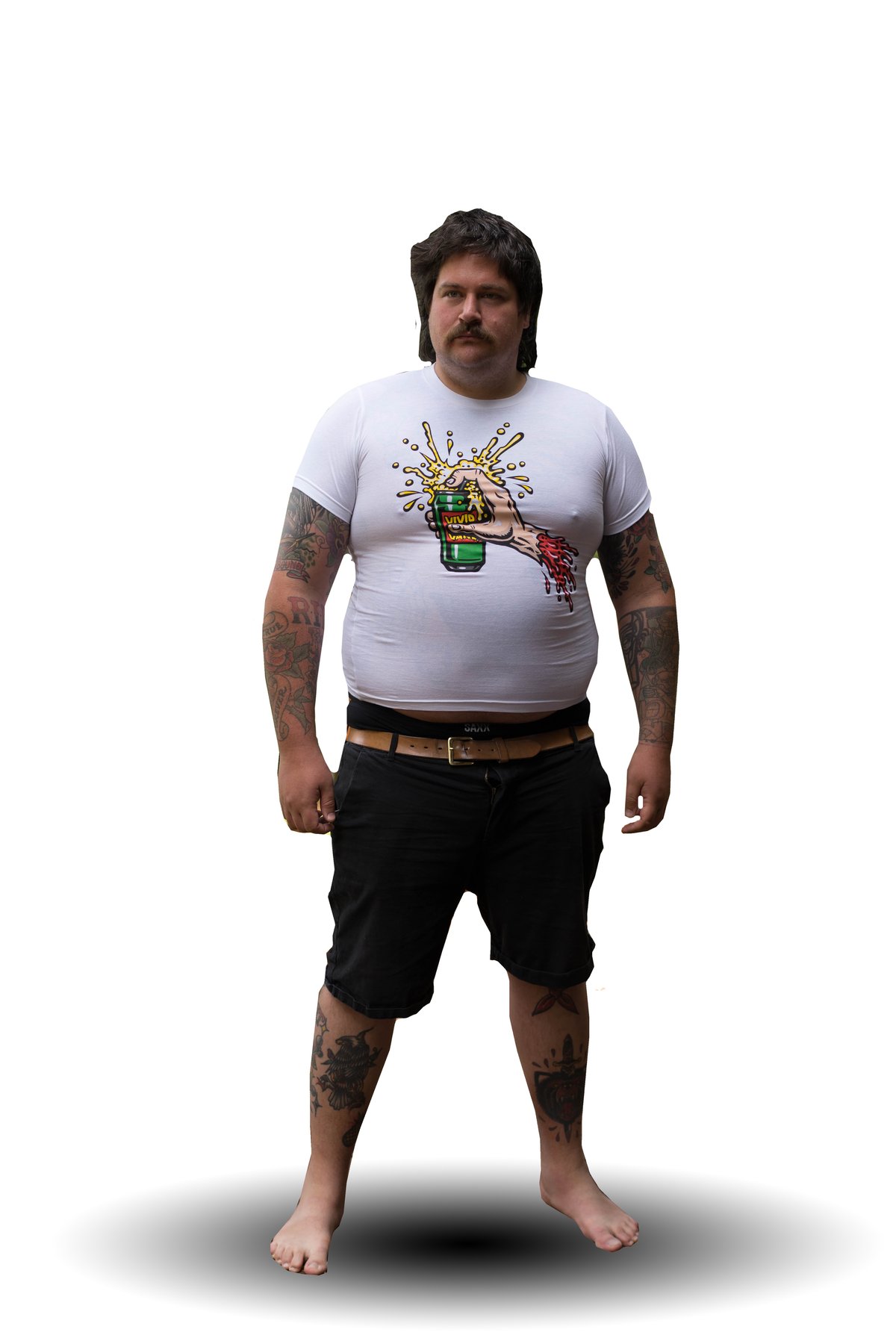 BEER CRACK SHIRT WHITE