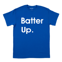 Image 1 of Batter Up. Tee (Royal Blue)