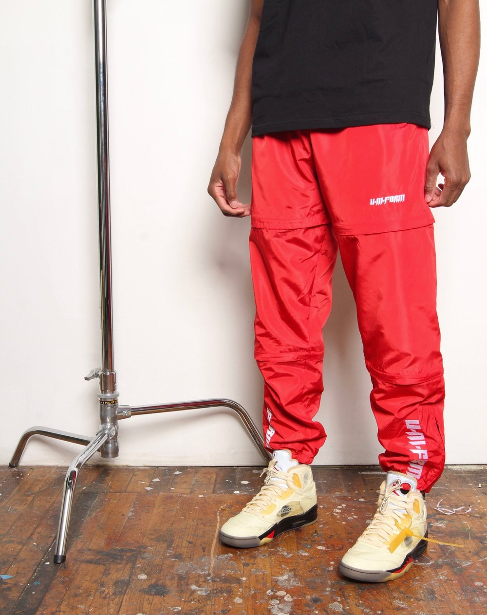 Image of Red Phase 001 Zip Away Pants 