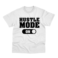 Image 1 of Hustle Mode Tee (White)