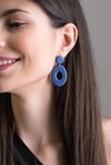 Pendientes Cel Azul