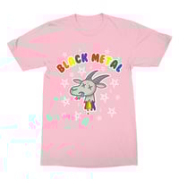 Image 1 of BLACK METAL RAINBOW GOAT - Pink
