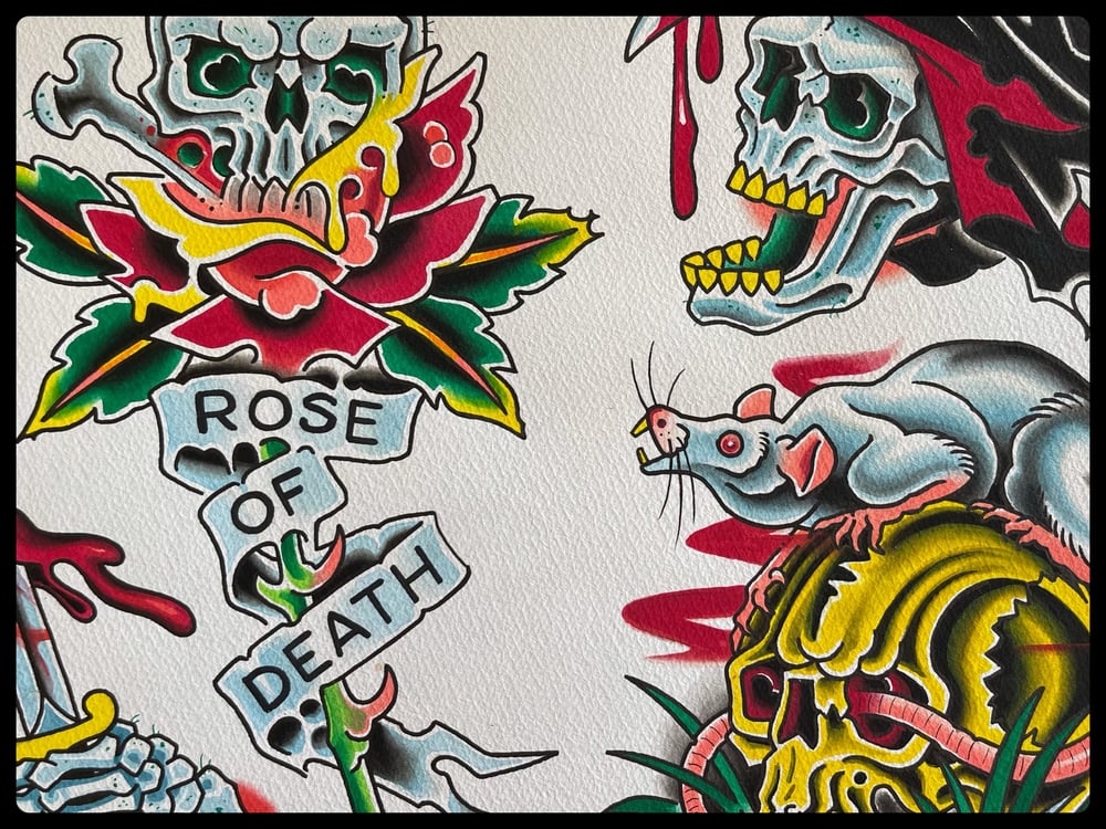 Image of Glessner 2020 Tattoo Flash Set #1 