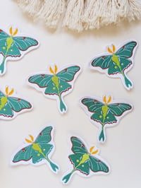 Image 3 of Mystical Luna Moth Embroidered patch.