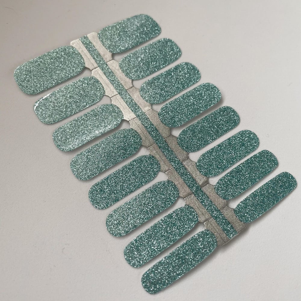 Mint Sparkle Nail Polish Strip