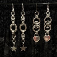 Image 1 of The House of Hearts and Stars Earrings