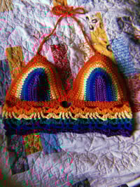 Image 2 of Rainbow Nadine Crochet Top