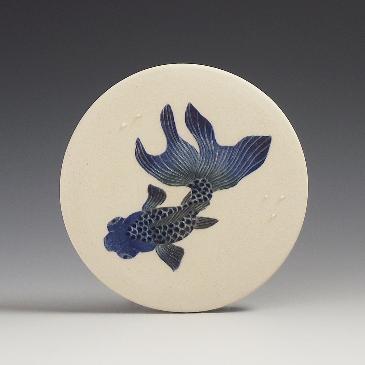 Moor Fish Ceramic Wall Hanging Tiffany Scull Ceramics