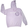 "Don't Smoke Without Me" Hoodie - Purple/Purple