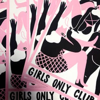 Image 2 of GIRLS ONLY CLUB poster by Egle Zvirblyte
