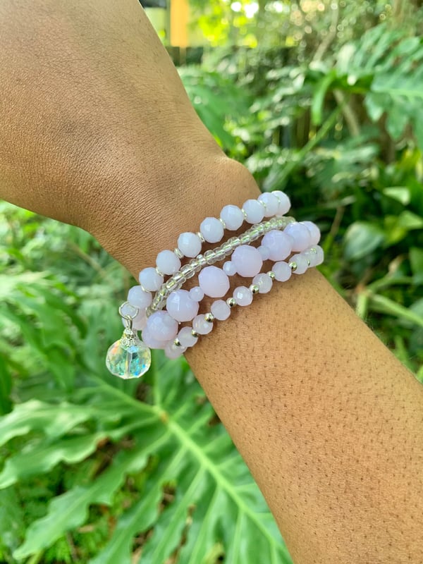 Image of Crystal Lilac Bracelets