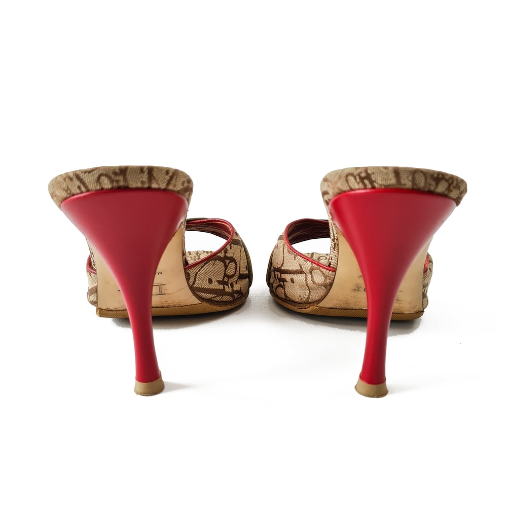 Image of Dior Rasta 2004 Monogram High Heel Sandals