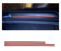 Image 1 of X4 Vw Golf Mk7/7.5 Golf Gti Gtd R Interior Door Chrome Strip Overlay