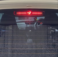 Image 4 of Abarth 500 Brake Light Sticker Overlay Decal 