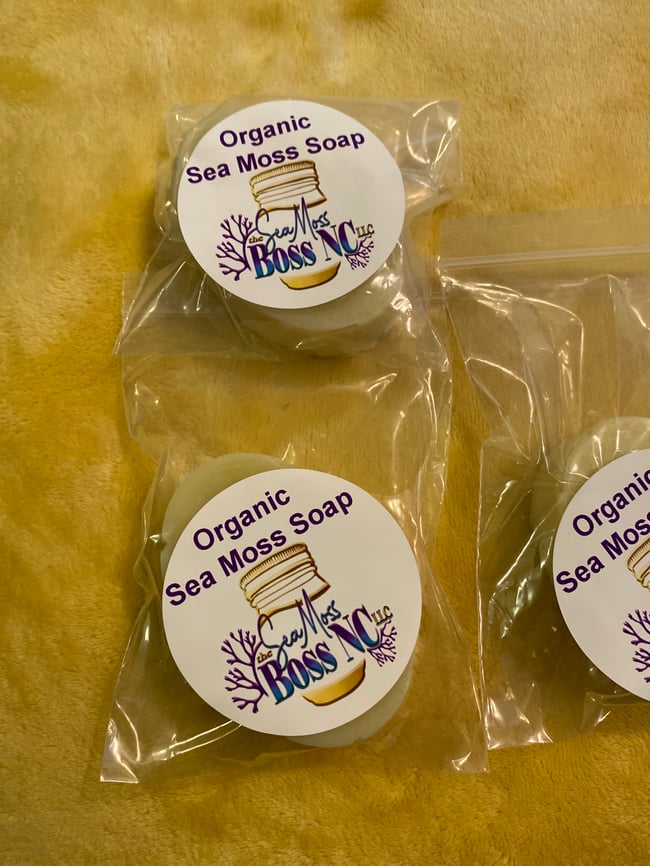 Organic Sea Moss soaps 