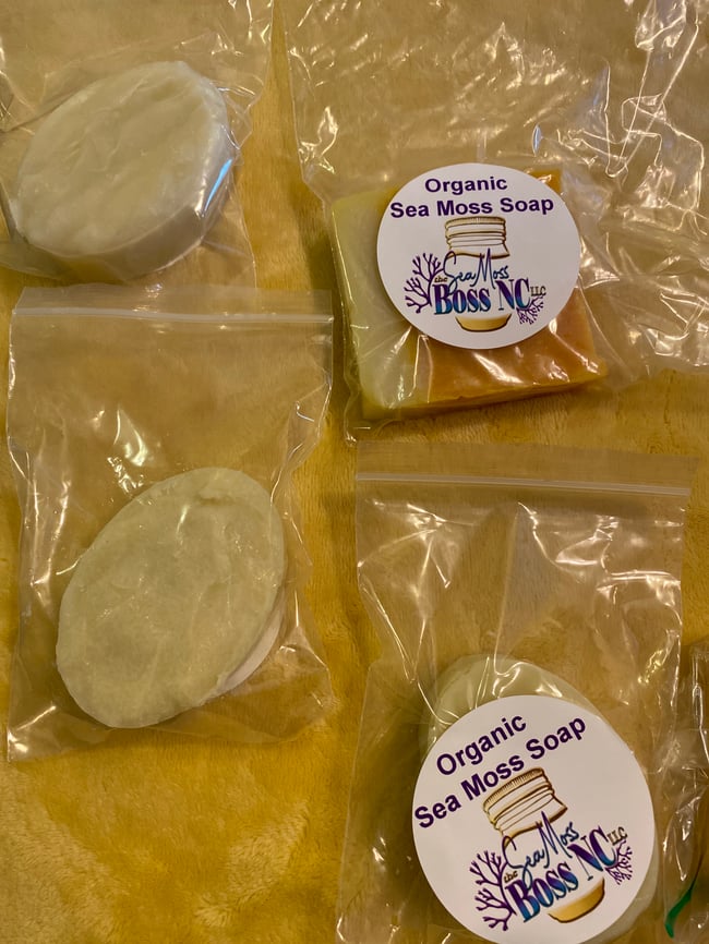 Organic Sea Moss soaps 