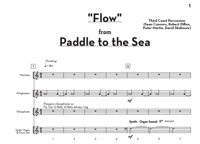 "Flow" (from Paddle to the Sea) — Score and Parts