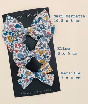 Image of Barrette, bloomer & petite jupe double gaze parme pois doré