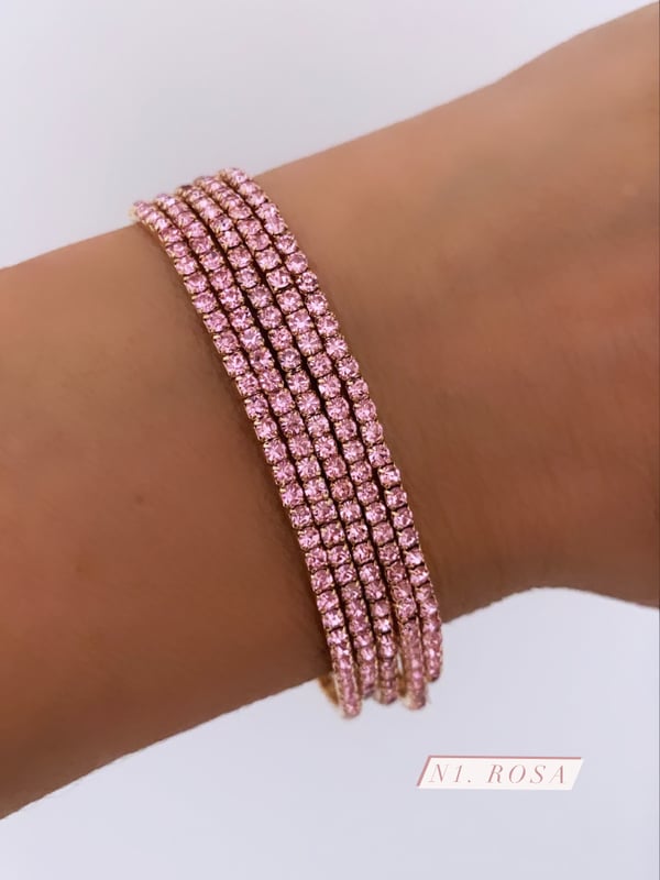 Image of Pulseras Brillantitos elásticas  