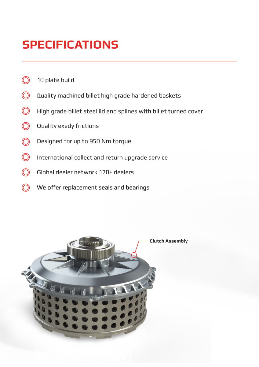 Dodson Motorsport Lamborghini Promax R8/Huracan Clutch - 10 plate