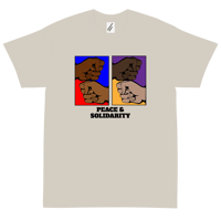 Peace & Solidarity T shirt cement